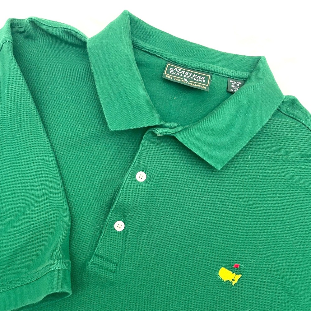 Masters Collection Polo Shirt Mens XL Green Pima Cotton Golf